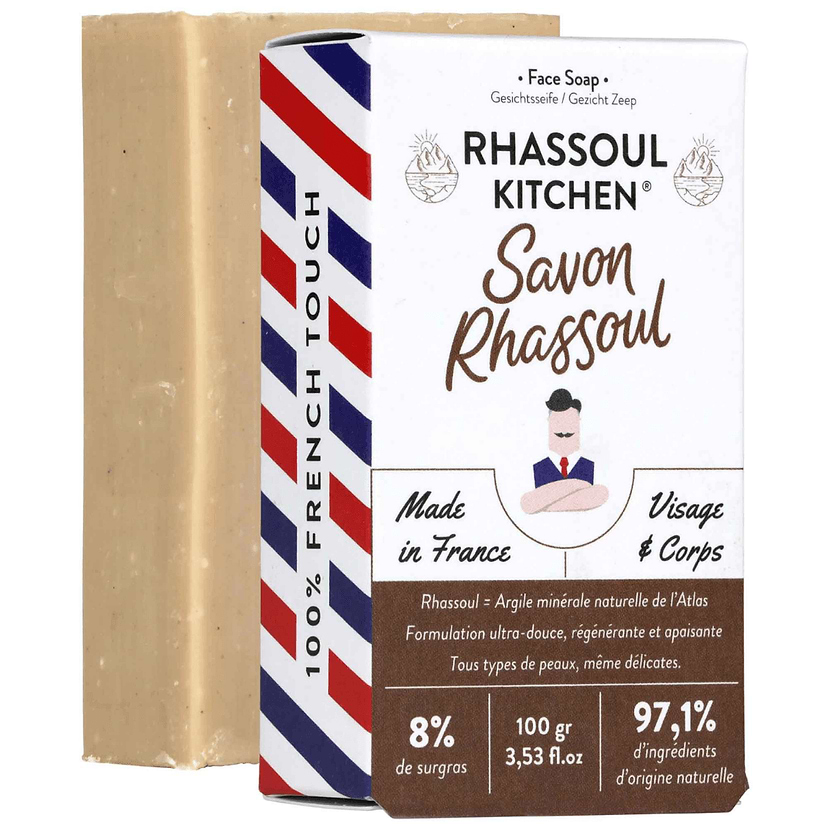 Surgras Rhassoul Face Soap for Men