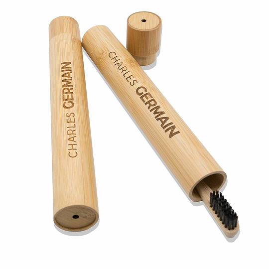Etui de transport brosse à dents en bambou