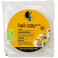 Feuilles Riz Complet 28cm BIO