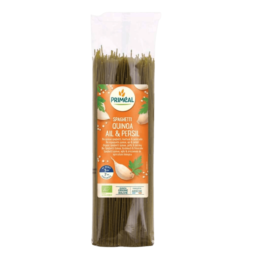 Spaghetti Tarwe Quinoa Knoflook & Peterselie 0