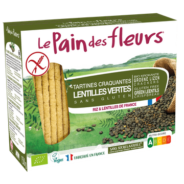 Tartines Craquantes Aux Lentilles Vertes BIO