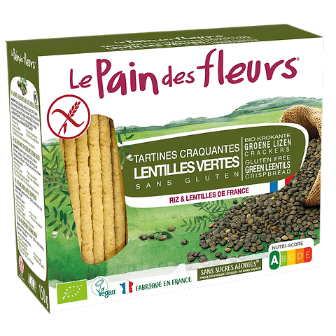 Tartines Craquantes Aux Lentilles Vertes