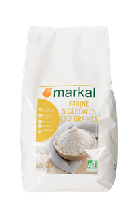 Farine 5 Céréales & 3 Graines BIO