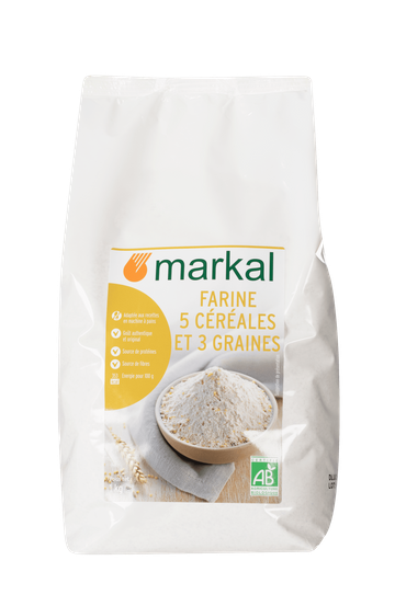 5 Cereals & 3 Seeds Flour Organic