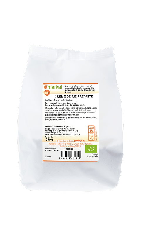 Pre-Cooked Rice Cream