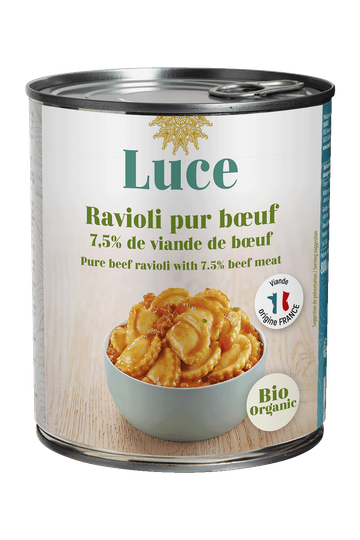 Ravioli 7.5% Beef Organic