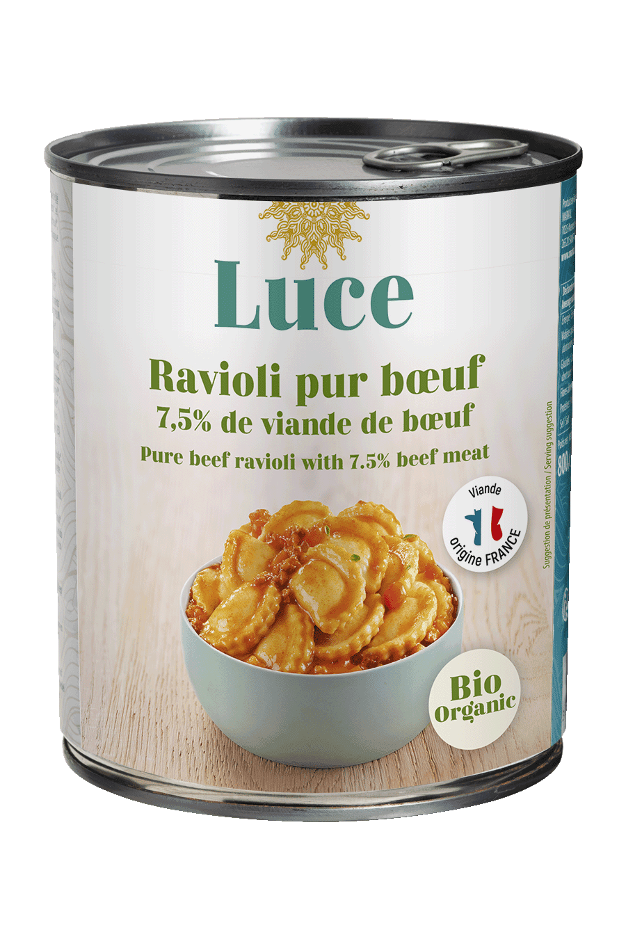 Ravioli 7,5% Rundvlees