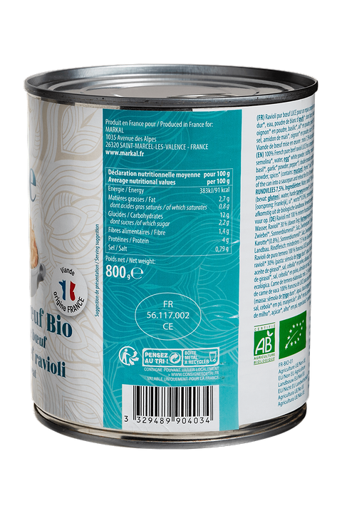 Ravioli 7,5% Rundvlees