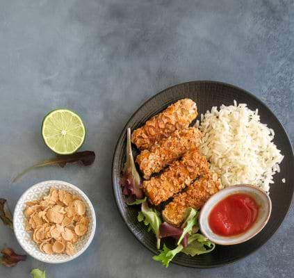 Nugget de tofu fumé au sésame