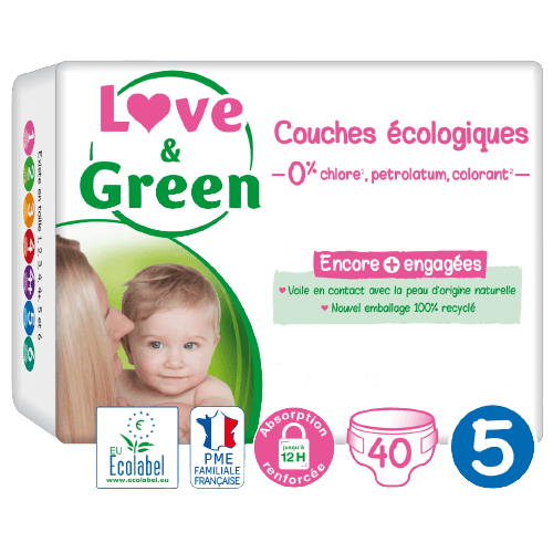 Pack Hypoallergenic Diapers Size 5 (12-25kg)