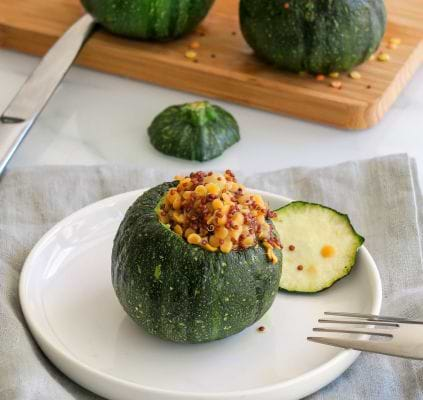 Courgettes farcies végétariennes