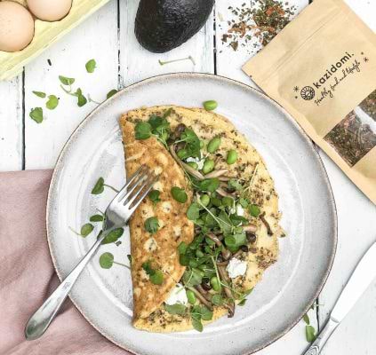 Omelette aux épices Kazidomi 
