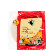 White Rice Paper 22 CM organic