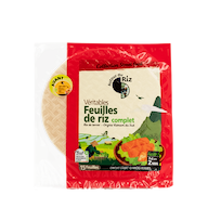 Whole Rice Paper 22cm organic