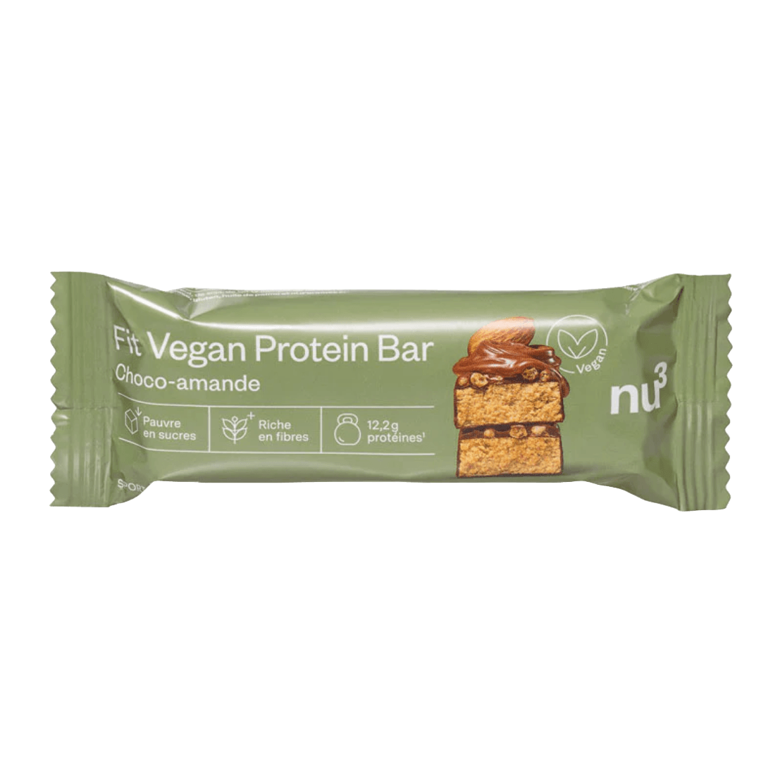 Vegan Eiwitreep Amandel Chocolade (12g eiwit/reep) 0