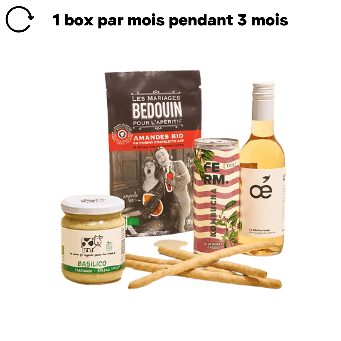 Apéro Box Mensuelle (3 mois)
