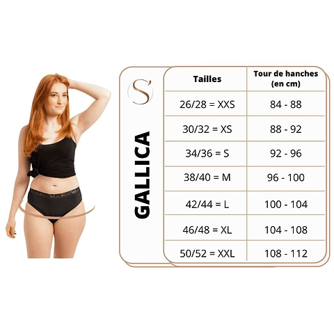 Culotte Menstruelle Jour Gallica XL
