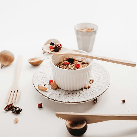 Bamboo Cutlery Set Berry