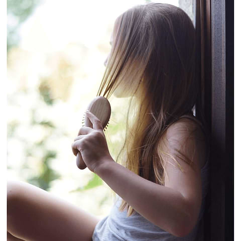 Bamboe Haarborstel voor Kinderen
