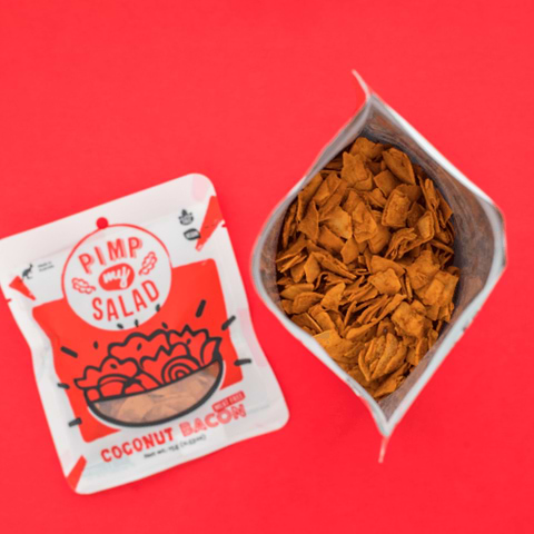 Lot de 12 parts Substitut Bacon Coco