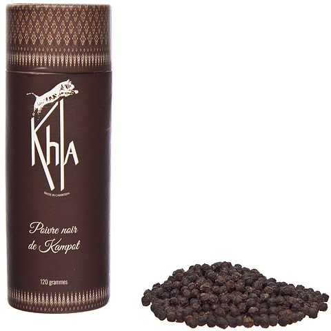 Poivre Noir Grains Kampot IGP Premium