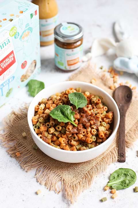 Mini Ditalini Légumes + 10 mois