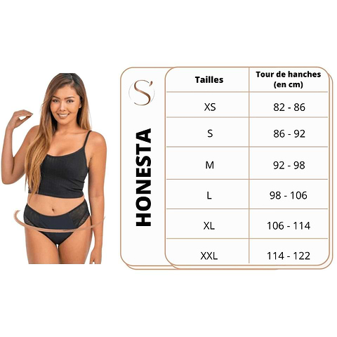 Culotte Menstruelle Nuit Honesta XL