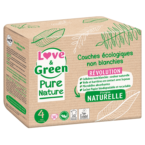 Couche Pure Nature T4 (7-14 kg)