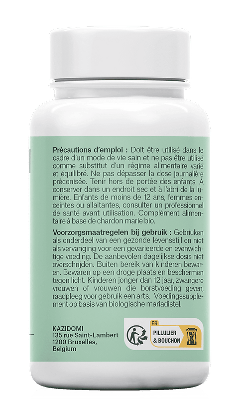 Chardon Marie (santé du foie, détox, élimination)