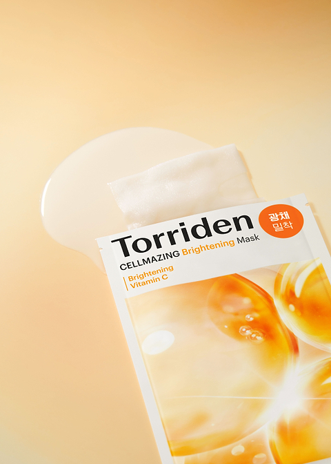 cellmazing - verhelderend sheetmasker met vitamine c