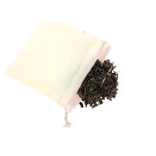 Lot de 5 Sachets thé réutilisables
