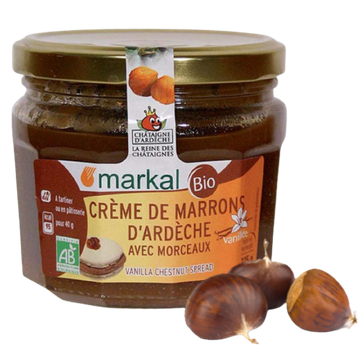 Creme De Marrons Vanillée Avec Morceaux BIO