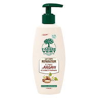 Repairing body lotion with argan oil 