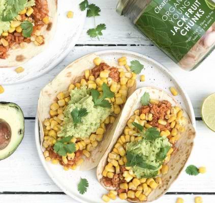 Tacos vegan au fruit du jacquier