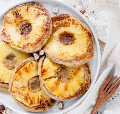 Pancakes vegan à l’Ananas