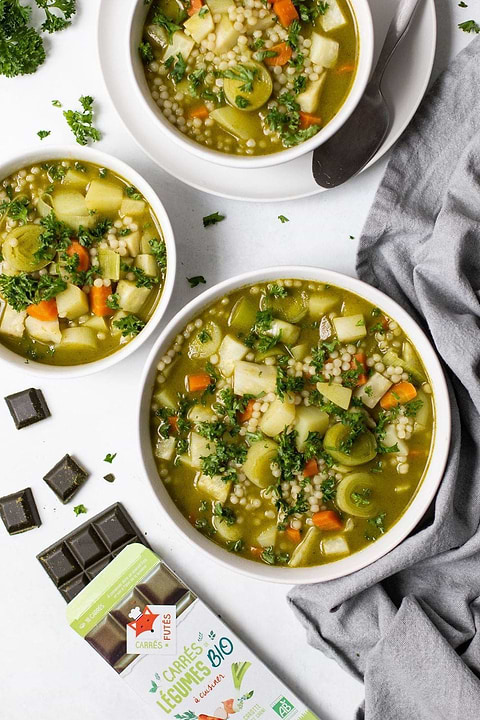 Carré de Légumes à Cuisiner Poireau Carotte
