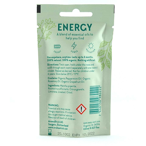 Stick Huiles Essentielles Energie*