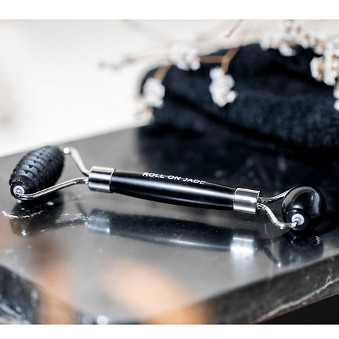 Roll On en Obsidienne noire 200g