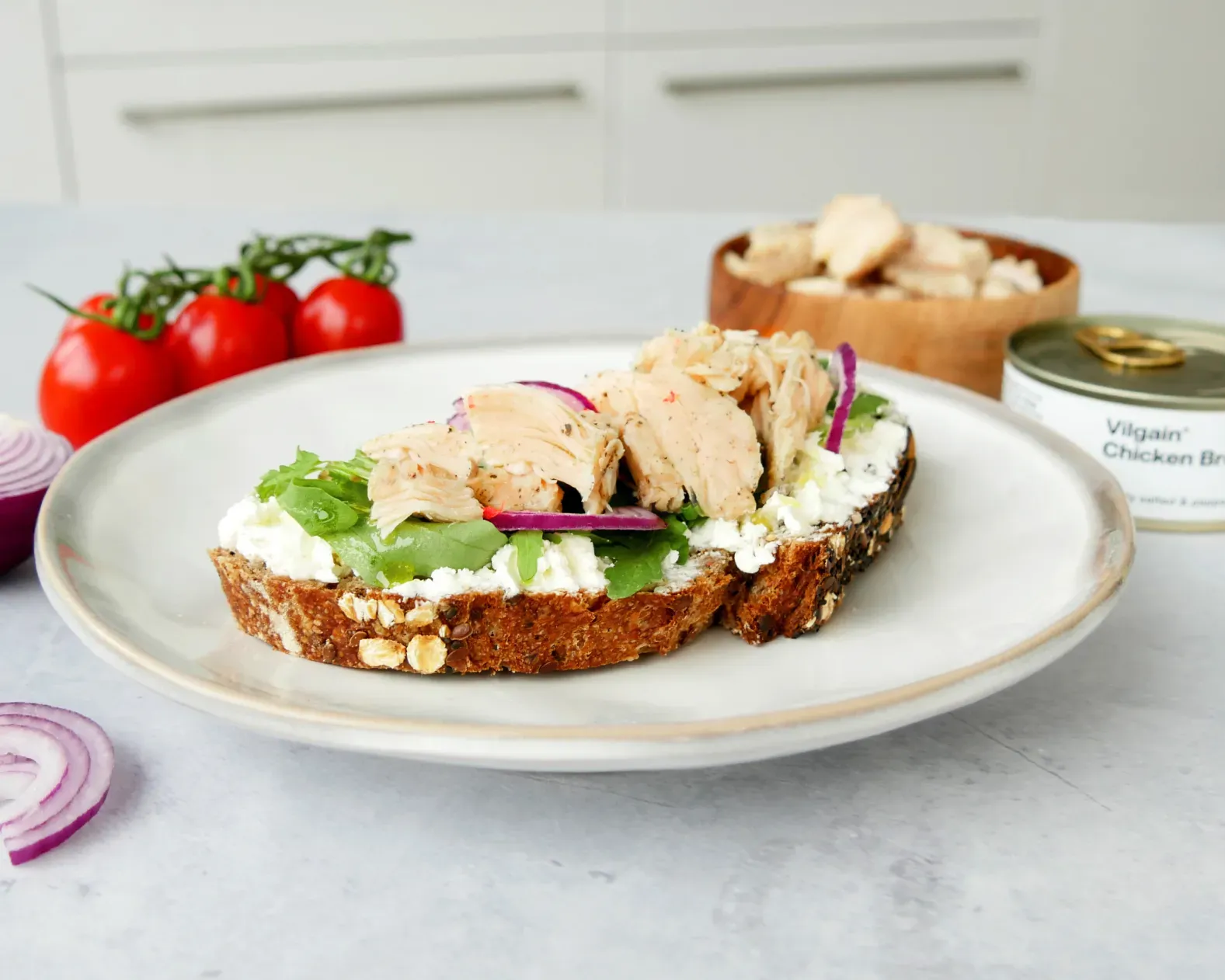 Blanc poulet assaisonné