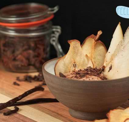 Crème de noix de Brésil, banane à la cannelle