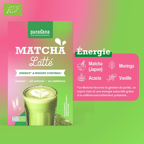 Instant matcha latte