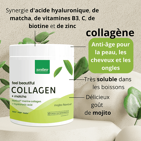 Marine collageen matcha
