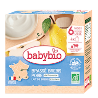 Kalebassen Brassé Lait Brebis Poire Vanaf 6 maanden bio