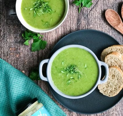  Waterkerssoep met prei