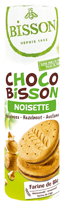 Crispy Filled Biscuits Choco Hazelnut organic