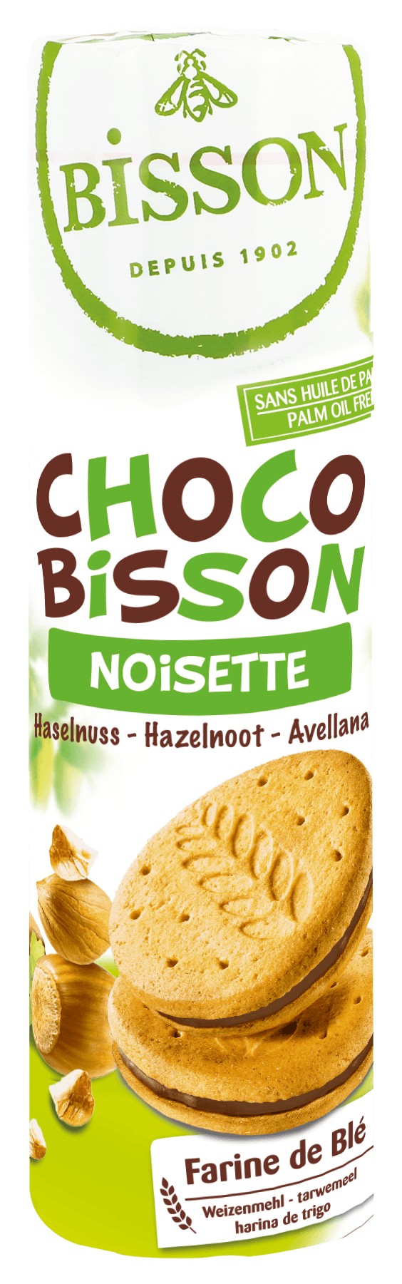 Crispy Filled Biscuits Choco Hazelnut
