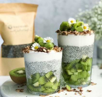 Chia Pudding aux fruits de saison