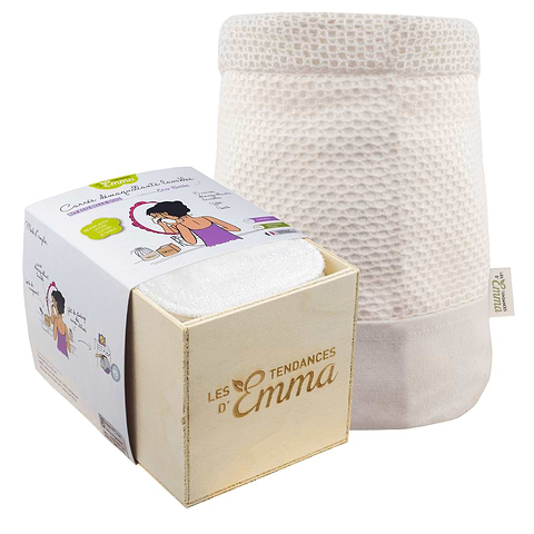 Washable Square Make-up Removers Bamboo