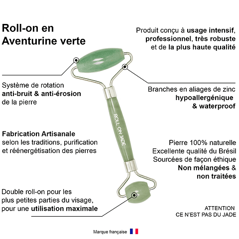 Mini Roll On Traveler Aventurine Verte 95g