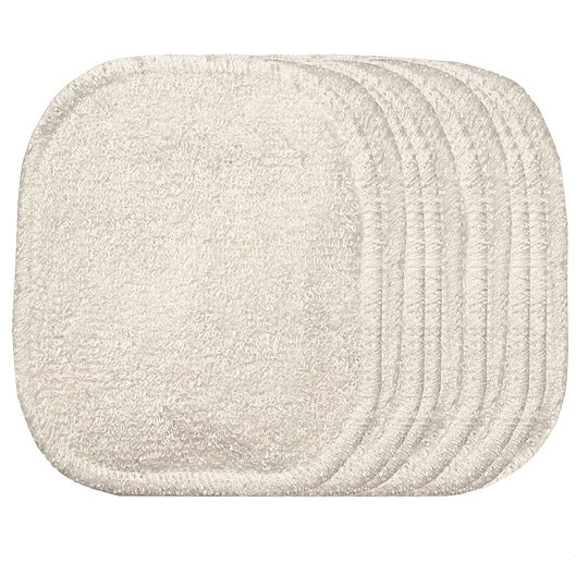 Bamboo Make-up Remover Square Unbleached